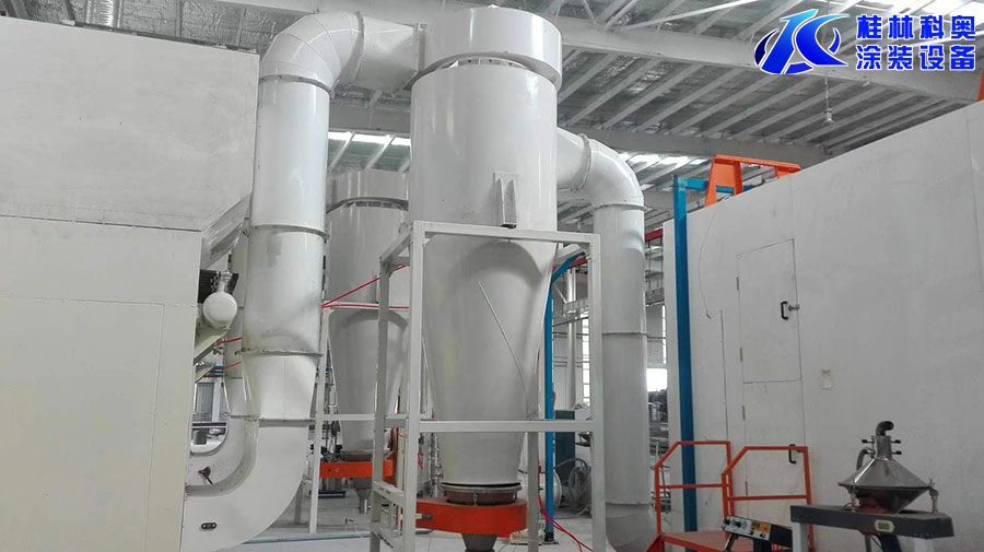 江西陜西甘肅爬架噴塑流水線2
